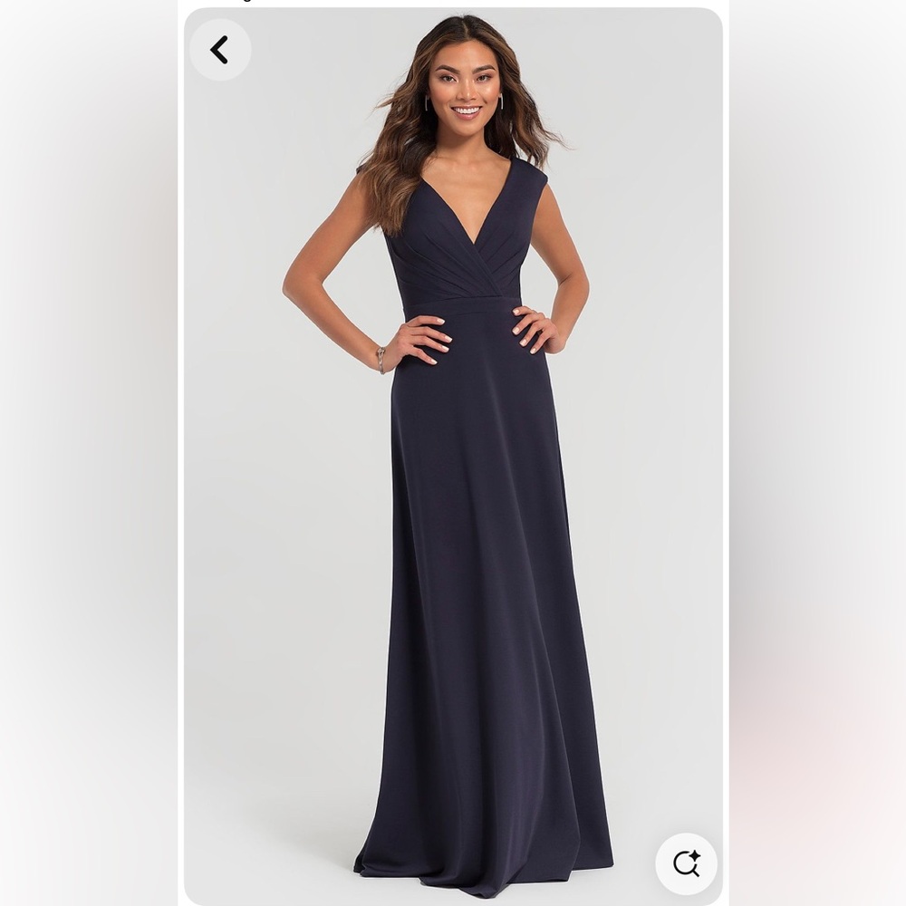 Kleinfeld Long Jersey Knit Dress